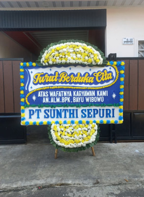 Papan Bunga Duka di Jlegong