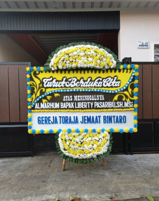 Papan Bunga Duka di Jlegong
